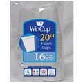 Wincup Cup Foam 16 Oz 20 Count 240HW